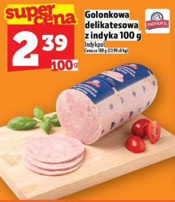 Golonkowa delikatesowa z indyka 100 g Indykpol promocja w TOPAZ