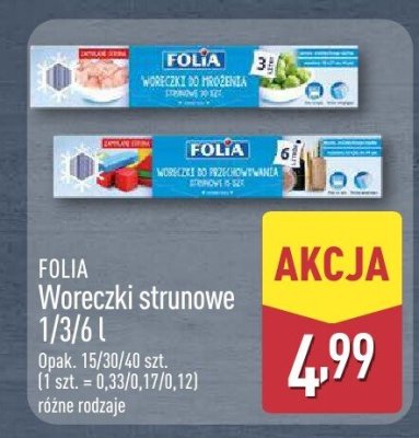 Woreczki strunowe 1/3/6 l różne rodzaje promocja w Aldi