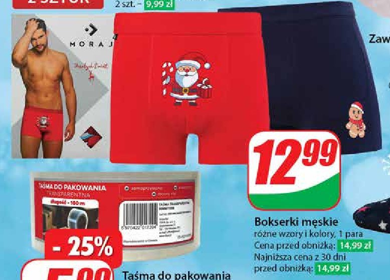 Bokserki męskie Moraj promocja