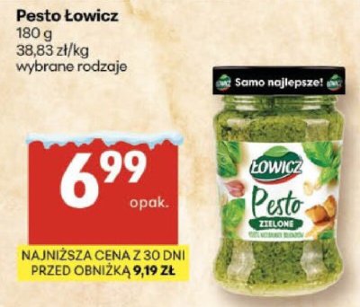 Pesto Lowicz 180 g promocja w Delikatesy Centrum