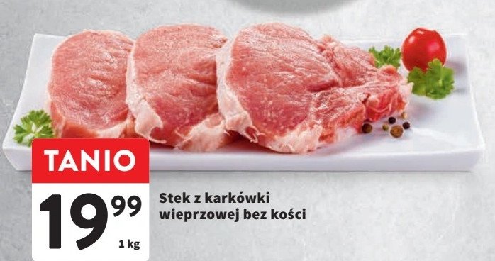Schab wieprzowy na steki promocja