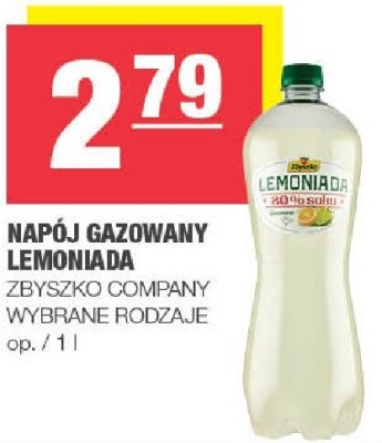 Napój gazowany Lemoniada Zbyszko Company promocja w SPAR