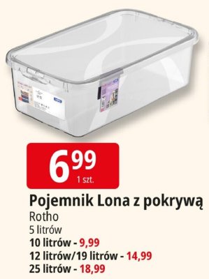 Pojemnik Lona z pokrywą promocja w Leclerc