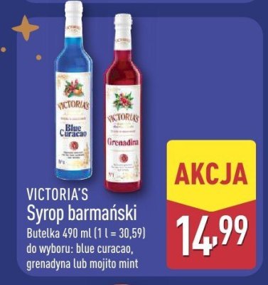 Syrop barmański VICTORIA'S promocja w Aldi