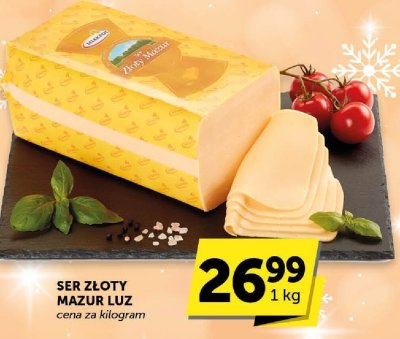 Ser żółty Mazur Luz promocja w ABC
