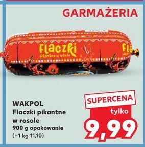 Flaczki pikantne w rosole Wakpol promocja w Kaufland