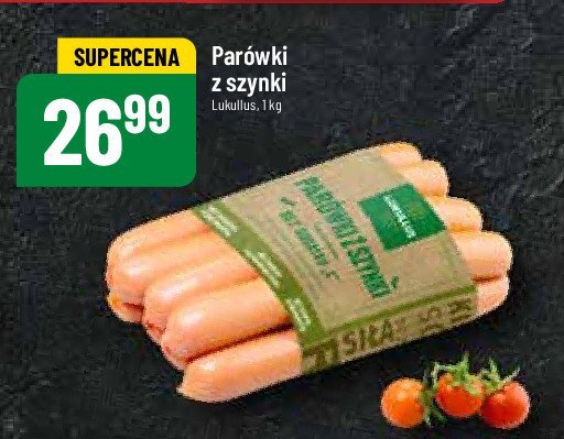 Parówki z szynki Lukullus promocja