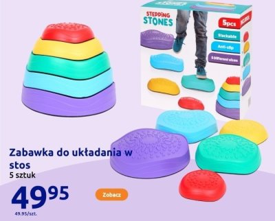 Zabawka do układania w stos Stepping Stones promocja w Action