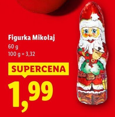 Figurka Mikołaj promocja w Lidl