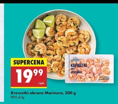 Krewetki całe gotowane Marinero promocja