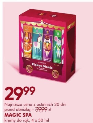 Zestaw kosmetyków MAGIC SPA kremy do rąk 4 x 50 ml promocja w Super-Pharm