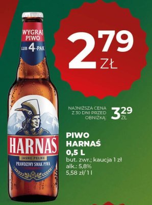 Piwo Harnaś 0,5 L promocja w Duży Ben