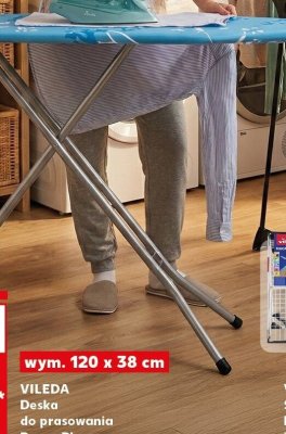 Deska do prasowania Bravo Plus wym. 120 x 38 cm VILEDA promocja w Kaufland