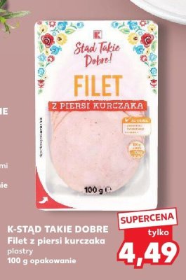 Filet z piersi kurczaka plastry promocja w Kaufland