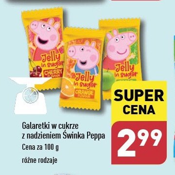 Galaretki w cukrze świnka peppa promocja