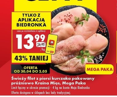 Filet z piersi kurczaka Kraina mięsa promocja