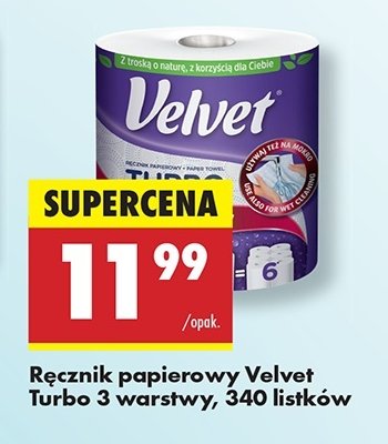 Ręcznik papierowy Velvet turbo promocja