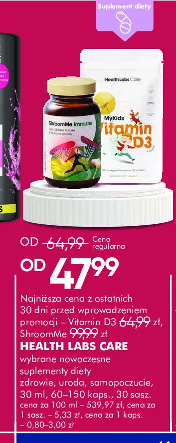 Żelki dla dzieci z witaminą d3 Health labs care my kids promocja