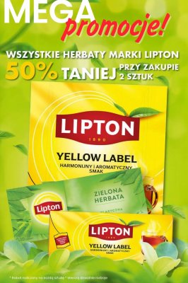 Herbata Lipton Zielona Herbata promocja w Dino