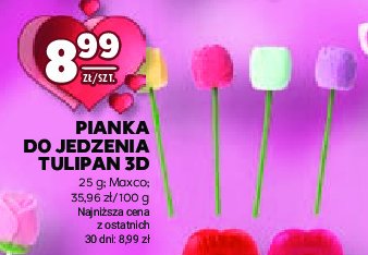 Pianka do jedzenia tulipan 3d Maxco promocja