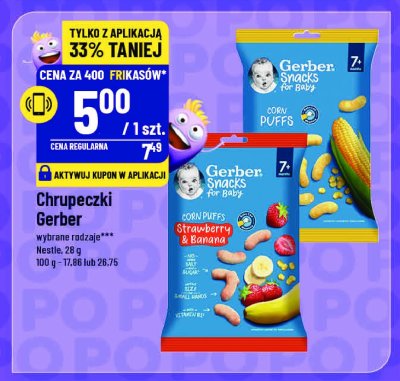 Chrupki kukurydziane Gerber promocja