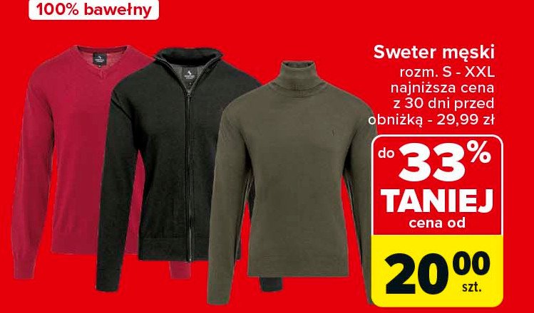 Sweter męski s-xxl promocja