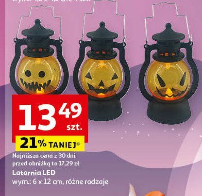 Latarnia led 6 x 12 cm promocja