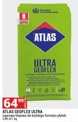 Zaprawa klejowa Atlas Geoflex Ultra promocja w Merkury Market