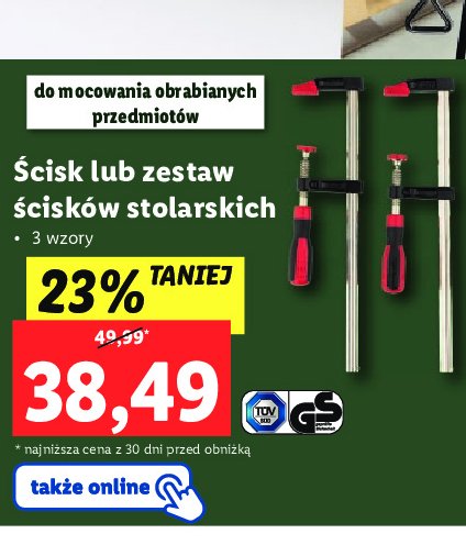 艢ciski stolarskie promocja