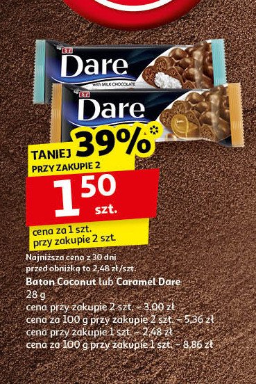 Baton karmelowy Eti dare promocja