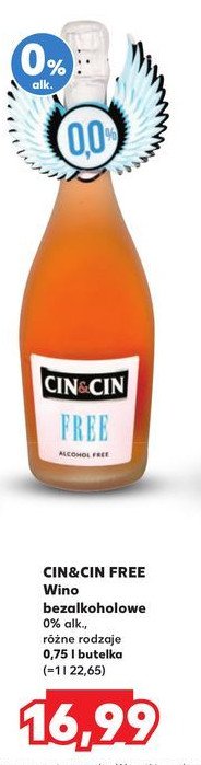 Wino Cin&cin rose free promocja