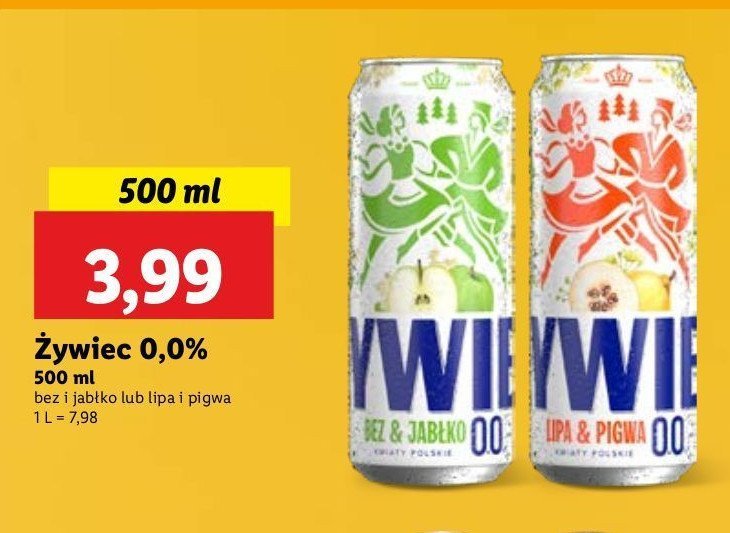 Piwo Żywiec lipa & pigwa promocja w Lidl