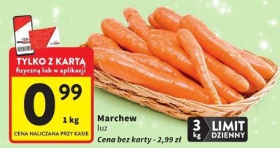Marchew promocja w Intermarche
