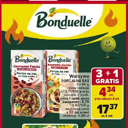 Kukurydza złocista Bonduelle promocja w Carrefour