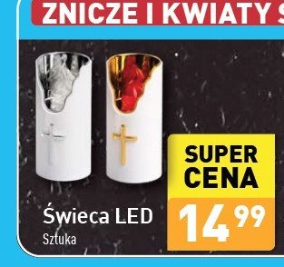 Świeca led promocja w Aldi