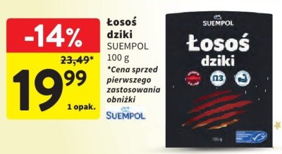 Łosoś dziki SUEMPOL promocja w Intermarche