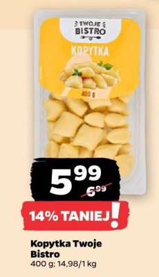 Kopytka Twoje Bistro promocja w Netto