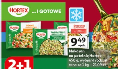 Makaron na patelnie Hortex 450 g, wybrane rodzaje promocja w Auchan