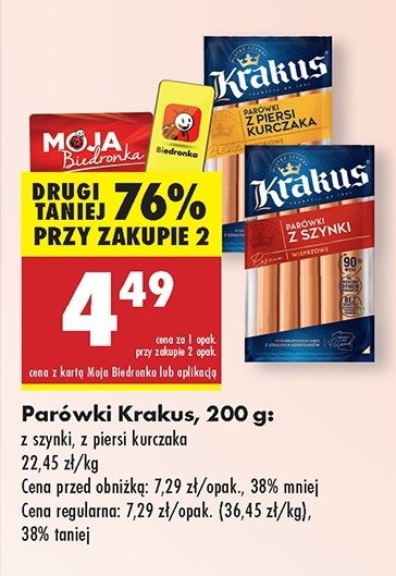 Par贸wki z szynki Krakus promocja