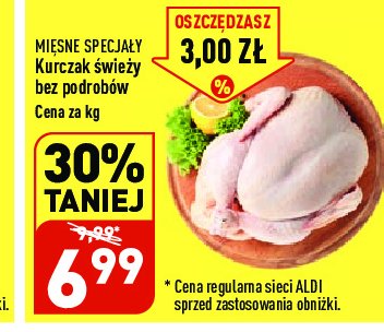 Kurczak świeży Mięsne specjały zawsze świeże (aldi) promocja