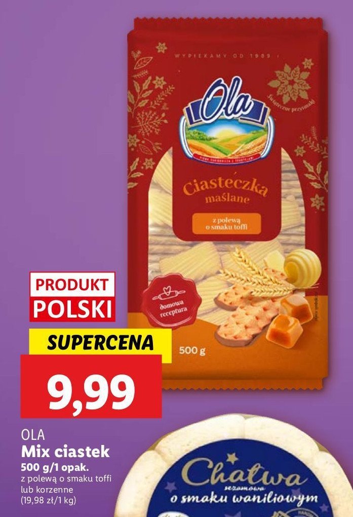 Ciastka maślane Ola promocja