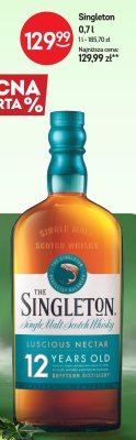 Whisky Singleton 0,7l promocja w Żabka