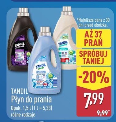 Płyn do prania TANDIL różne rodzaje promocja w Aldi
