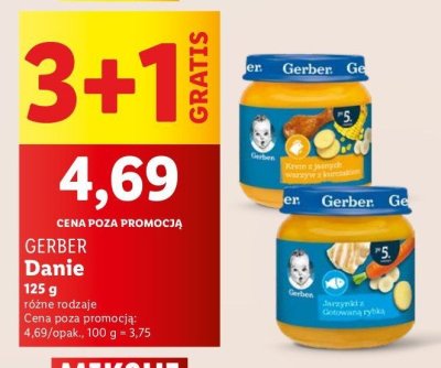 Obiadek krem z jasnych warzyw z kurczakiem Gerber promocja