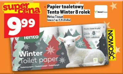 Papier toaletowy Tento Winter 8 rolek promocja w TOPAZ