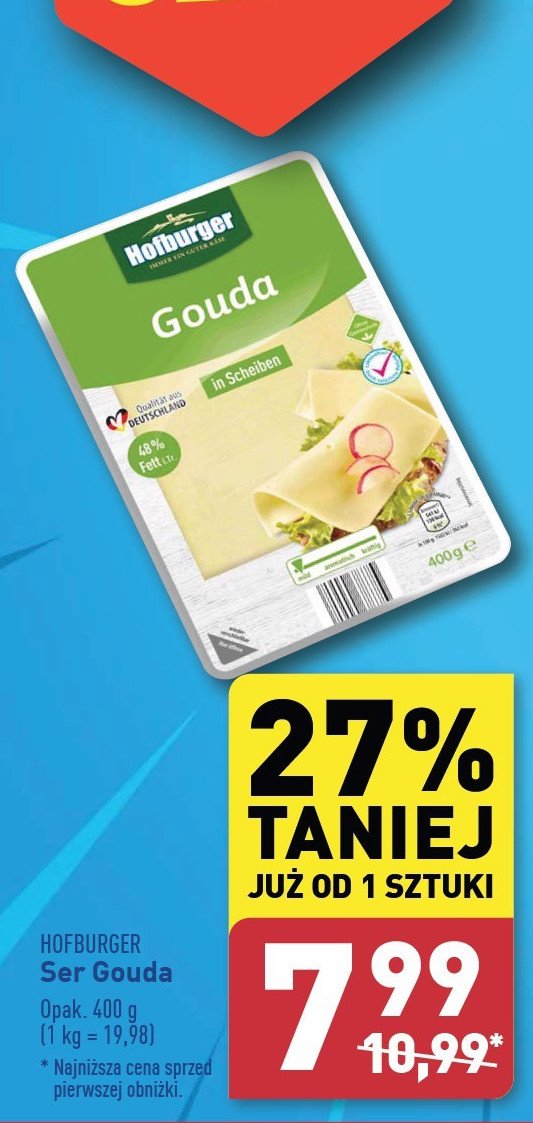 Ser gouda Hofburger promocja