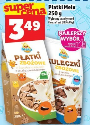 Płatki Melu 250 g promocja w TOPAZ