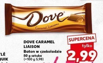 Baton z karmelem DOVE LIAISON promocja