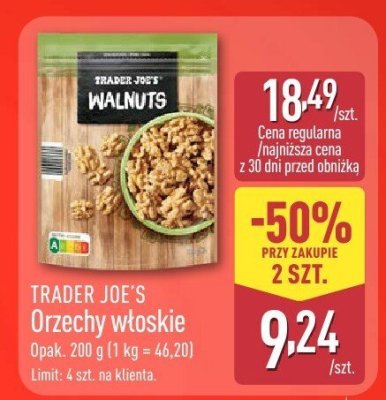 Orzechy włoskie promocja w Aldi