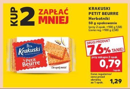 Herbatniki klasyczne Krakuski petit beurre Krakuski bahlsen promocja